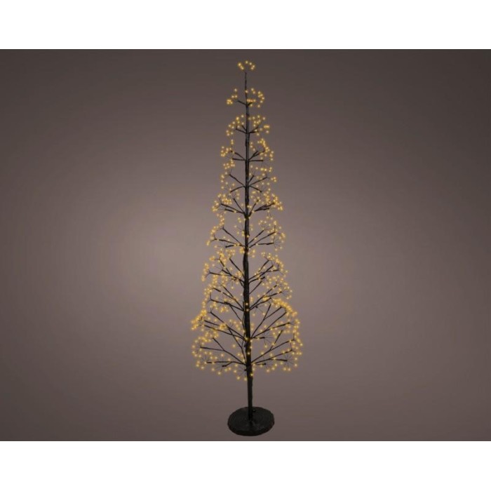 ALBERO METALLO NERO 624 LED H.150